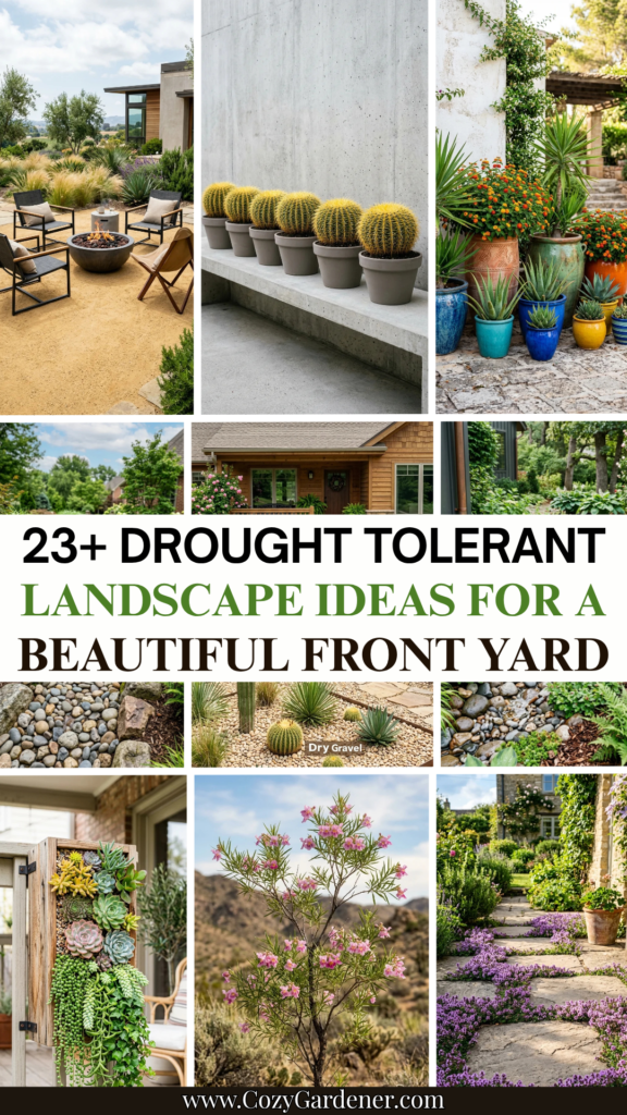 23 Drought-Tolerant Landscape Ideas for a Beautiful Front Yard