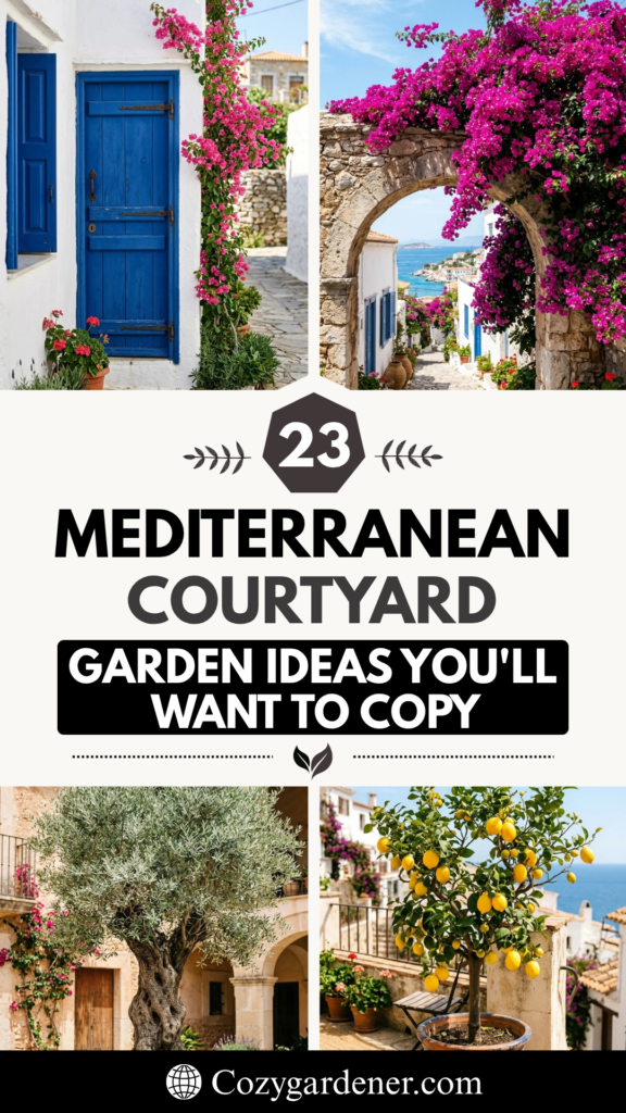 23 Mediterranean Courtyard Garden Ideas You’ll Want to Copy