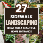 27 Sidewalk Landscaping Ideas for a Beautiful Home Entrance