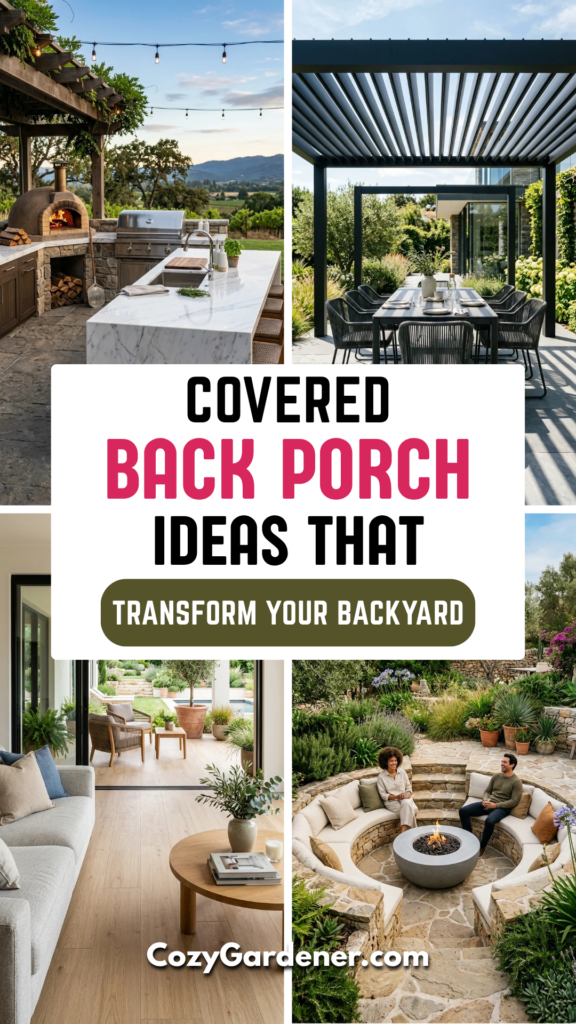 28 Covered Back Porch Ideas That Transform Your Backyard
