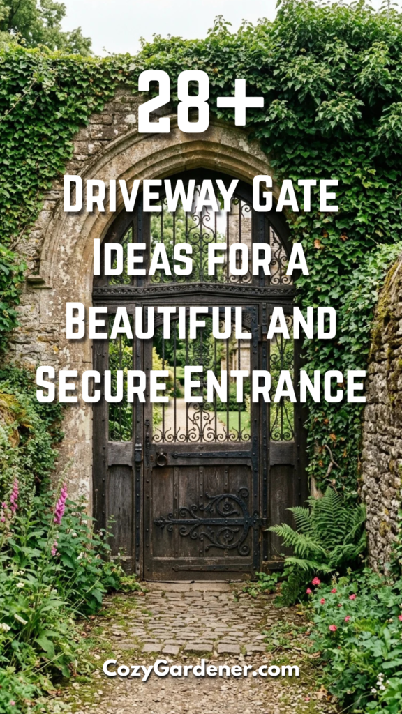 28 Driveway Gate Ideas for a Beautiful and Secure Entrance