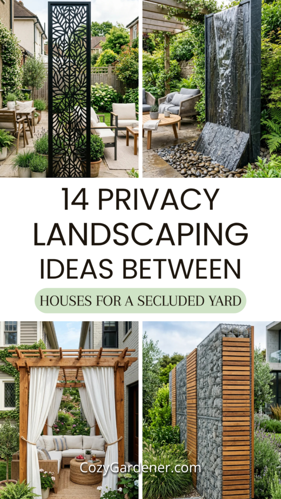 14 Privacy Landscaping Ideas Between Houses for a Secluded Yard