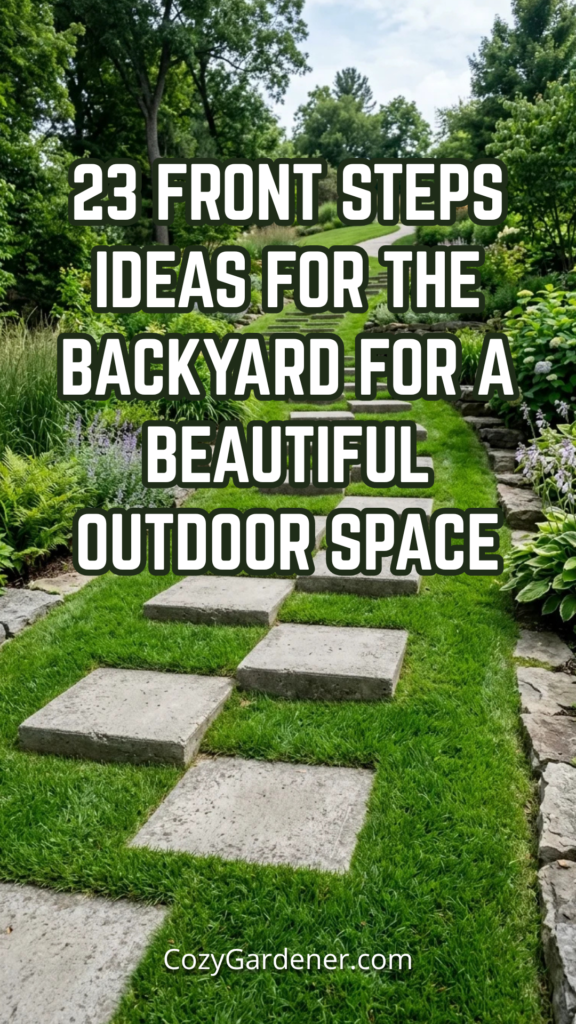 23 Front Steps Ideas for the Backyard for a Beautiful Outdoor Space