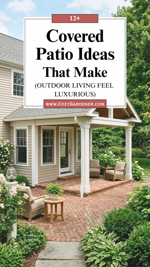 12 Covered Patio Ideas That Make Outdoor Living Feel Luxurious