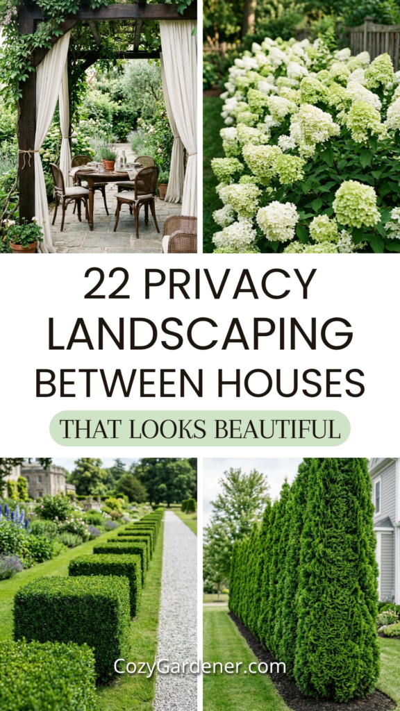 22 Privacy Landscaping Between Houses That Looks Beautiful