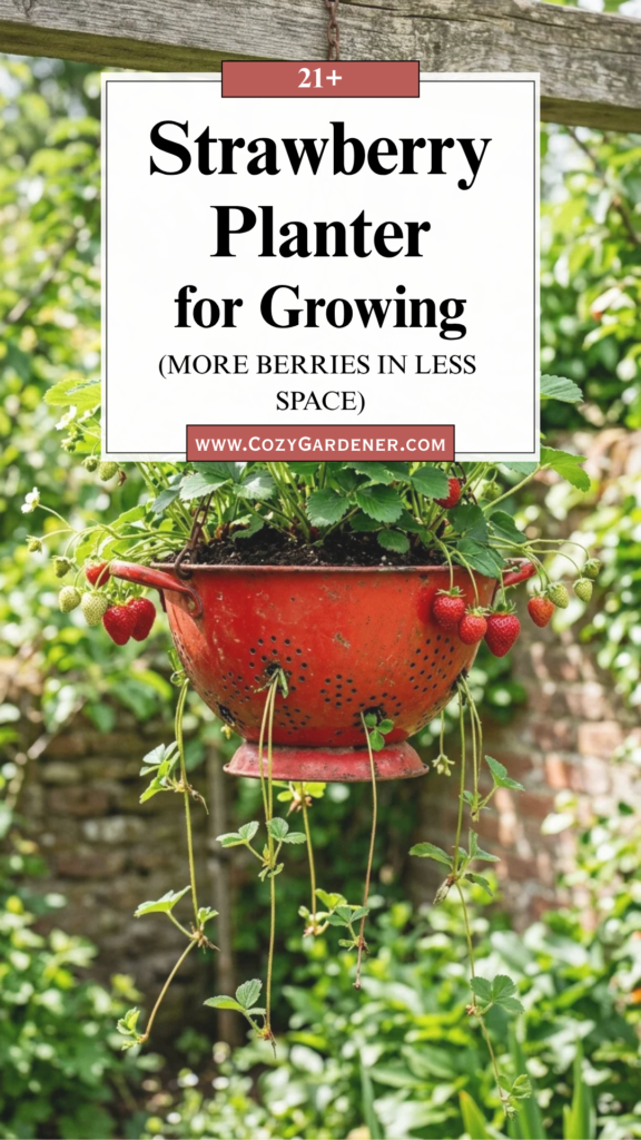 21 Strawberry Planter Ideas for Growing More Berries in Less Space