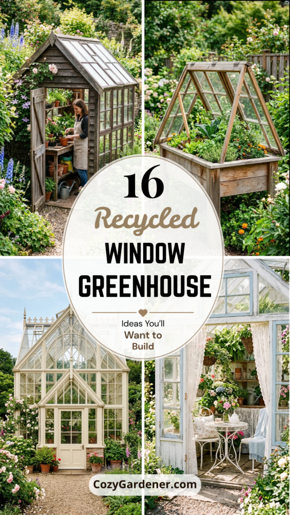 16 Recycled Window Greenhouse Ideas You’ll Want to Build