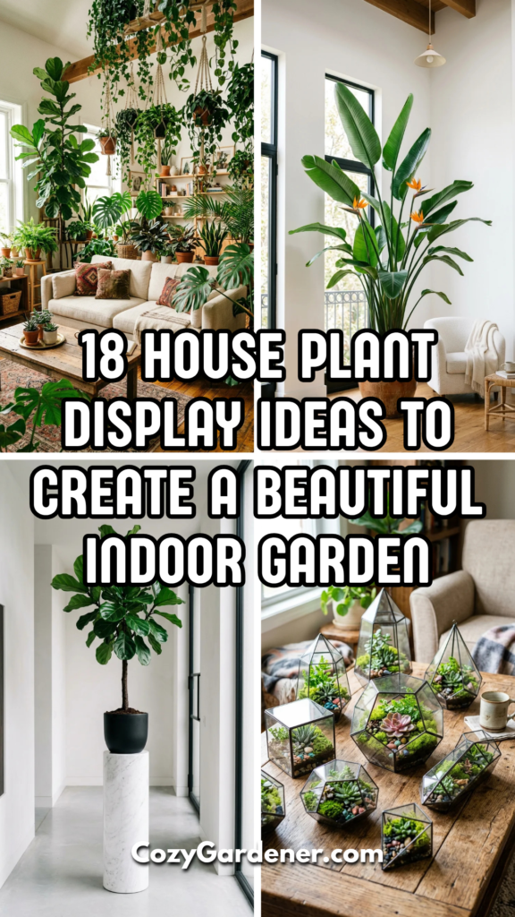 18 House Plant Display Ideas to Create a Beautiful Indoor Garden