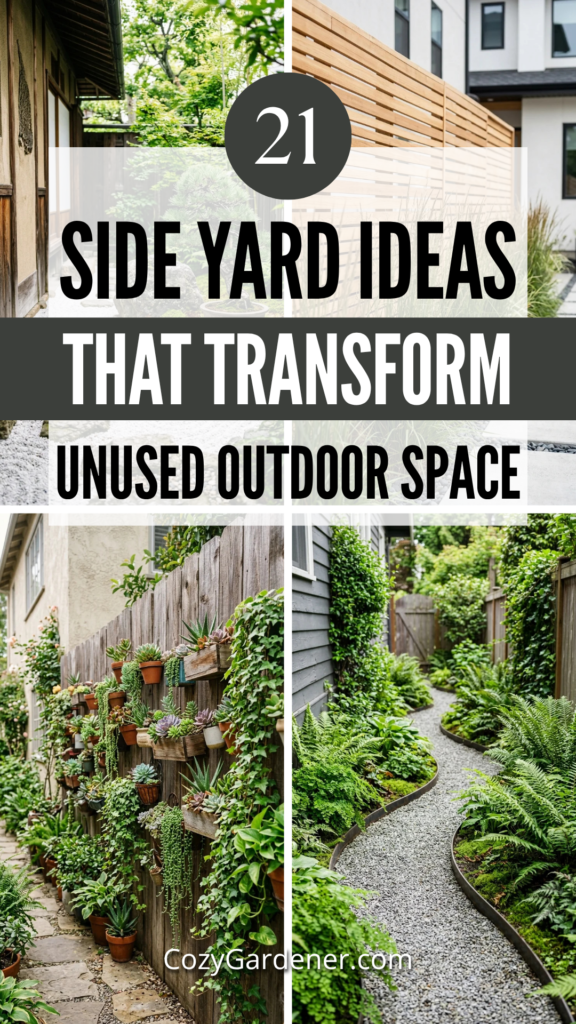 21 Side Yard Ideas for a Stylish and Functional Backyard