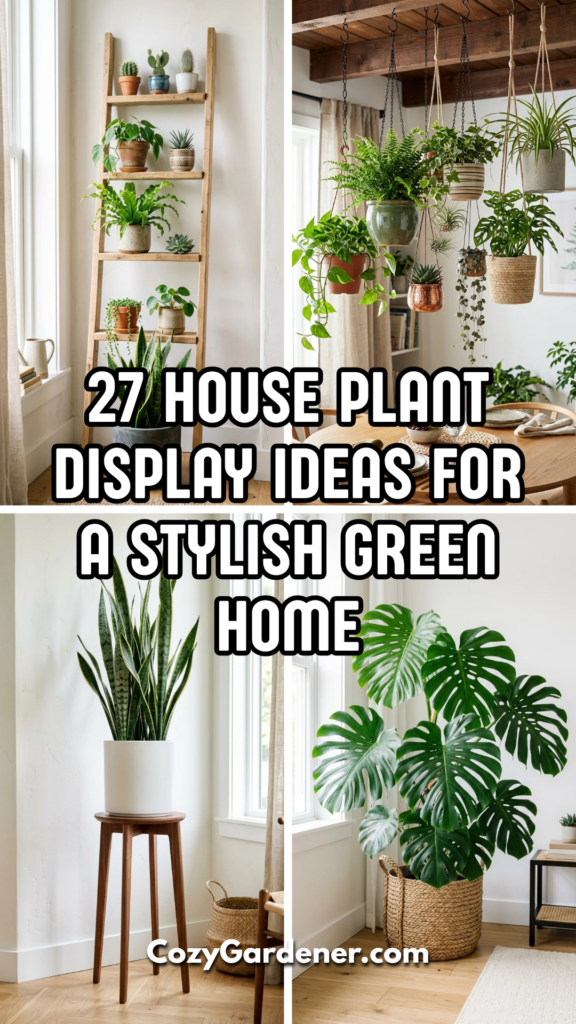27 House Plant Display Ideas for a Stylish Green Home