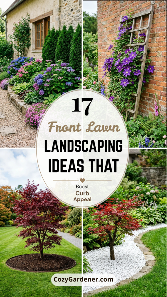 17 Front Lawn Landscaping Ideas That Boost Curb Appeal