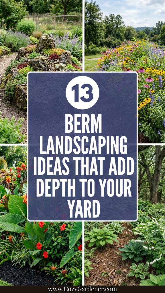 13 Berm Landscaping Ideas That Add Depth to Your Yard