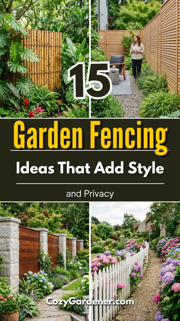 15 Garden Fencing Ideas That Add Style and Privacy