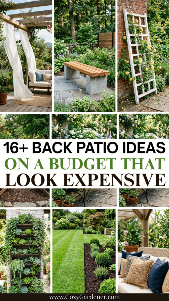 16 Back Patio Ideas on a Budget That Look Expensive
