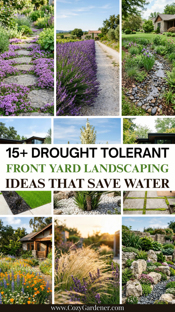 15 Drought-Tolerant Front Yard Landscaping Ideas That Save Water