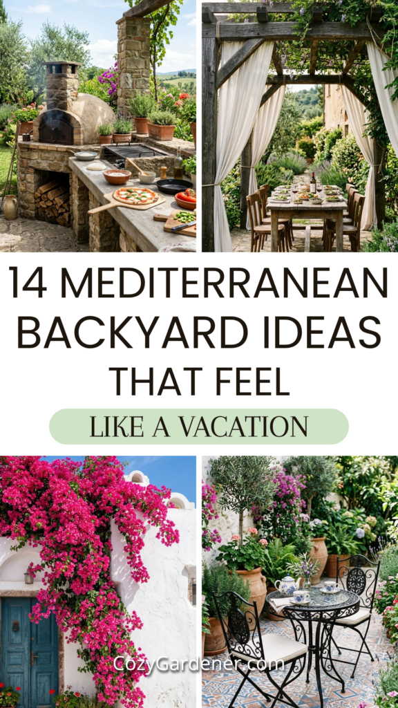 14 Mediterranean Backyard Ideas That Feel Like a Vacation