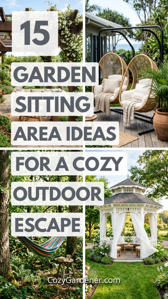15 Garden Sitting Area Ideas for a Cozy Outdoor Escape