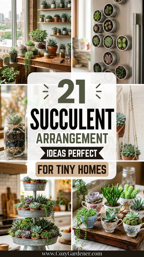 21 Succulent Arrangement Ideas Perfect for Tiny Homes and Apartments