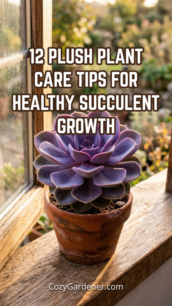 12 Plush Plant Care Tips for Healthy Succulent Growth