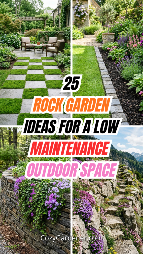 25 Rock Garden Ideas for a Low-Maintenance Outdoor Space
