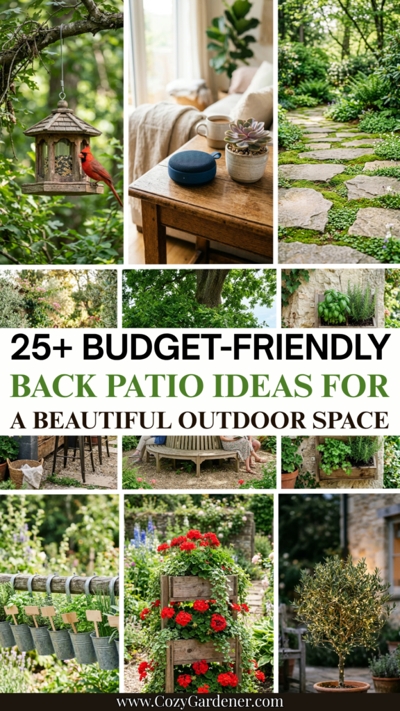 25 Budget-Friendly Back Patio Ideas for a Beautiful Outdoor Space