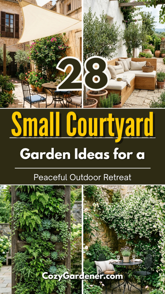 28 Small Courtyard Garden Ideas for a Peaceful Outdoor Retreat