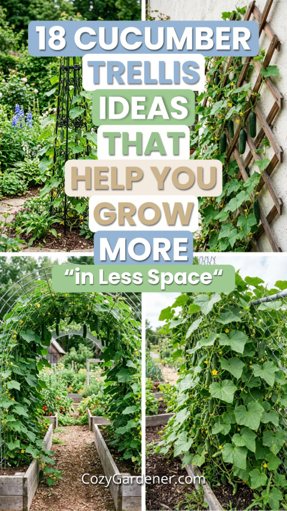 18 Cucumber Trellis Ideas That Help You Grow More in Less Space