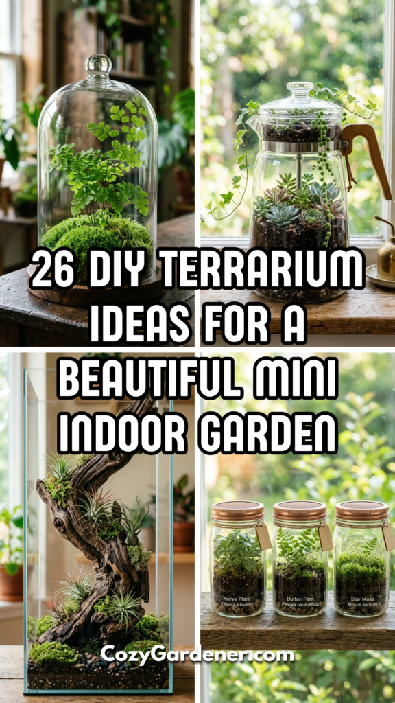 26 DIY Terrarium Ideas for a Beautiful Mini Indoor Garden