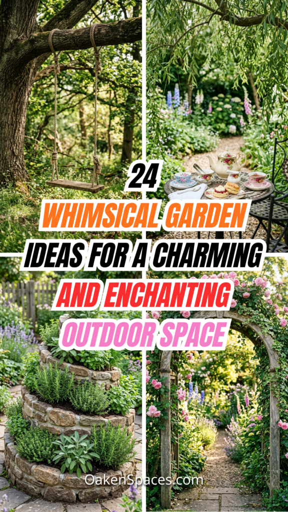 24 Whimsical Garden Ideas for a Charming and Enchanting Outdoor Space
