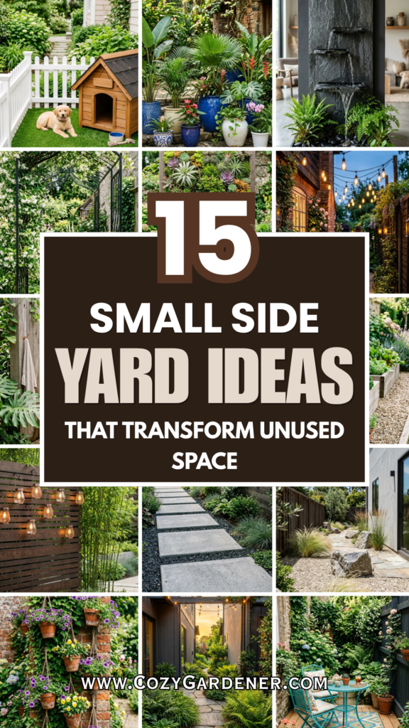 15 Small Side Yard Ideas That Transform Unused Space