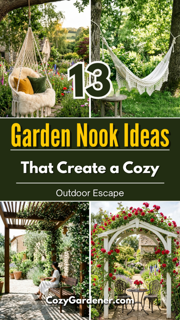 13 Garden Nook Ideas That Create a Cozy Outdoor Escape