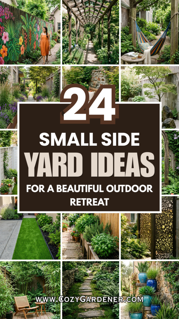 24 Small Side Yard Ideas for a Beautiful Outdoor Retreat