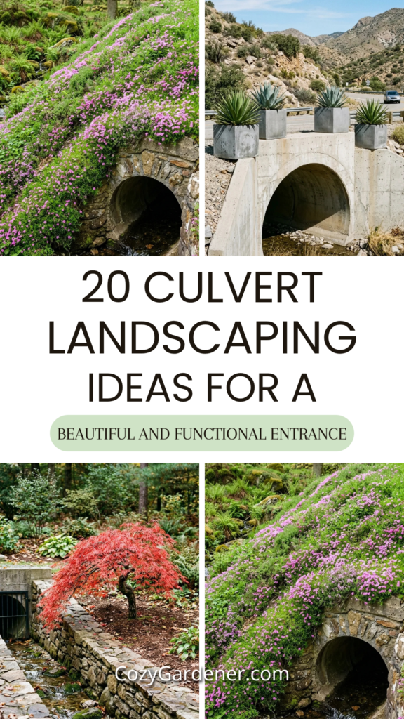 20 Culvert Landscaping Ideas for a Beautiful and Functional Entrance