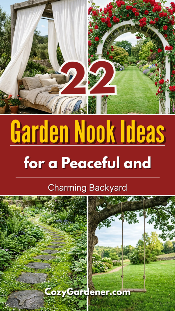 22 Garden Nook Ideas for a Peaceful and Charming Backyard