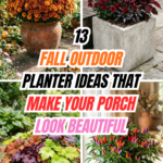 13 Fall Outdoor Planter Ideas That Make Your Porch Look Beautiful