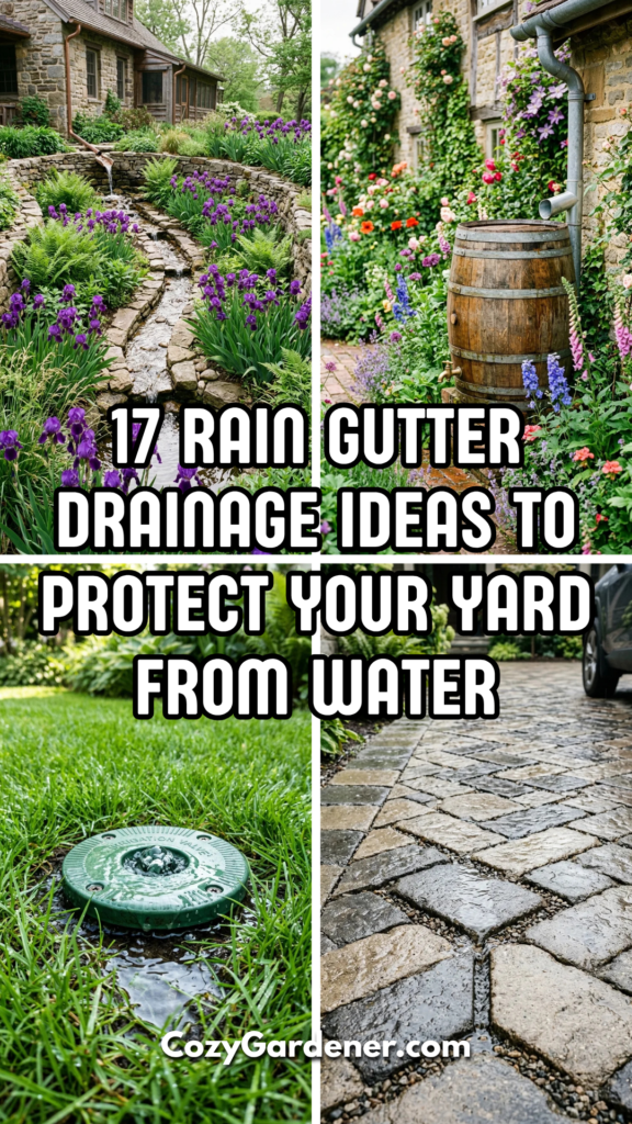 17 Rain Gutter Drainage Ideas to Protect Your Yard From Water