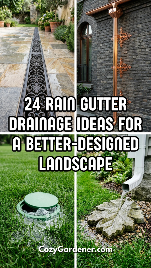 24 Rain Gutter Drainage Ideas for a Better-Designed Landscape