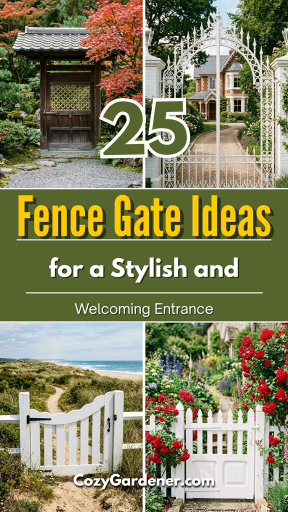25 Fence Gate Ideas for a Stylish and Welcoming Entrance