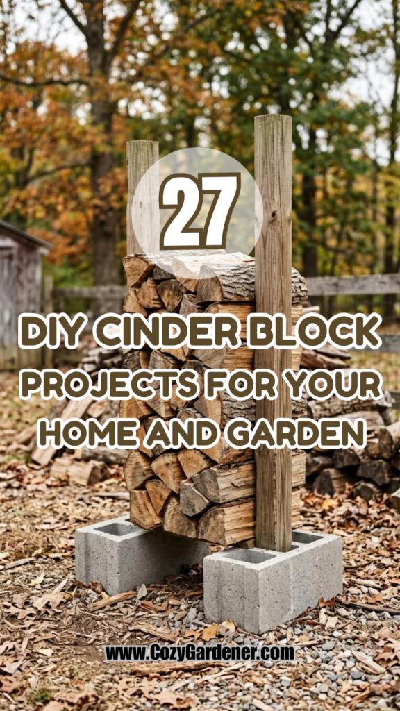 27 DIY Cinder Block Projects for Your Home and Garden
