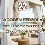22 Wooden Pergola With Roof Ideas for a Cozy Outdoor Retreat