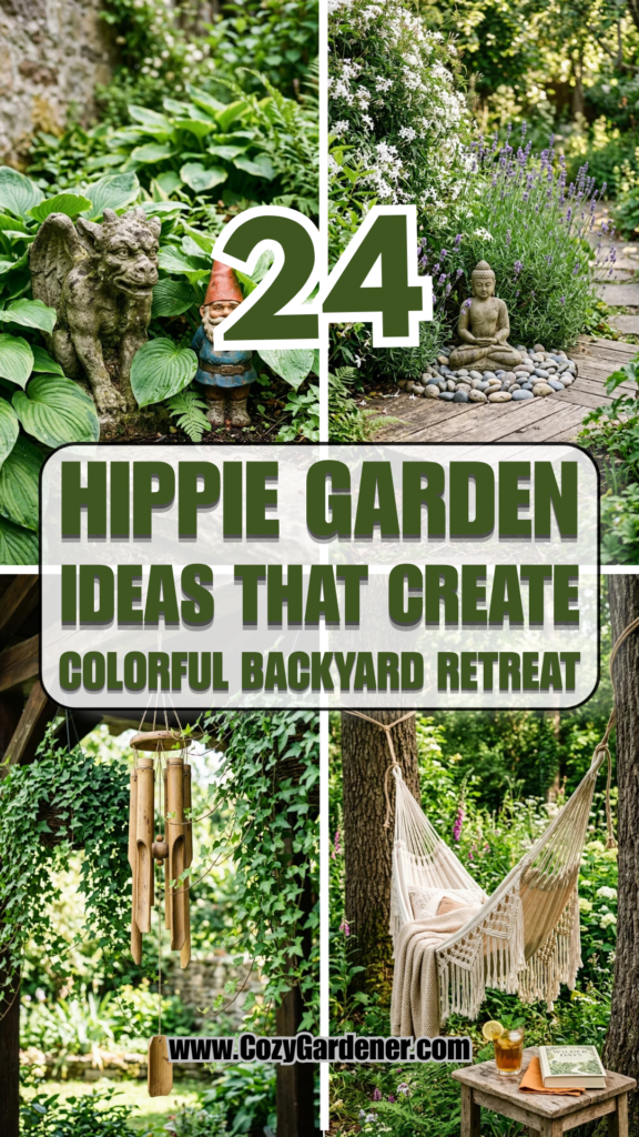 24 Hippie Garden Ideas That Create a Colorful Backyard Retreat