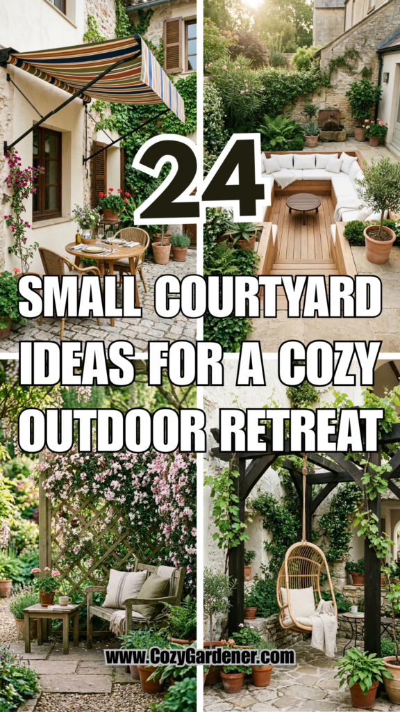 24 Small Courtyard Ideas for a Cozy Outdoor Retreat