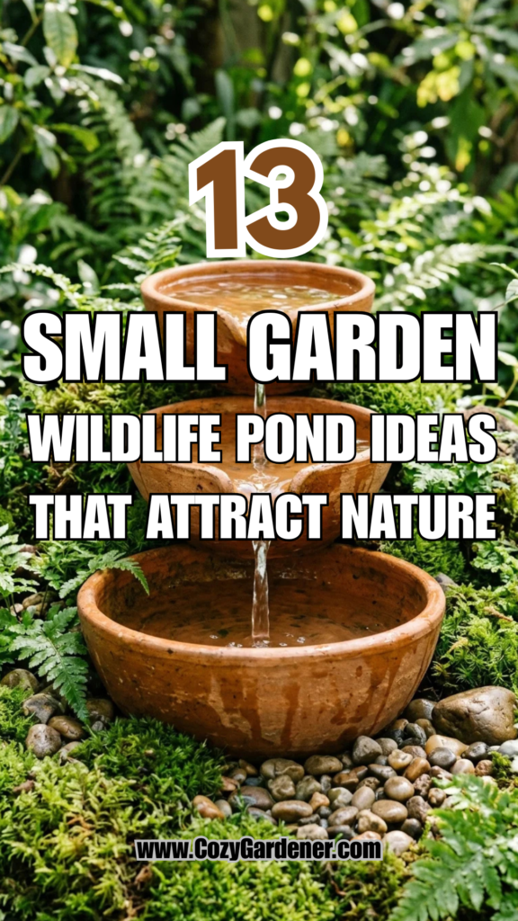 13 Small Garden Wildlife Pond Ideas That Attract Nature