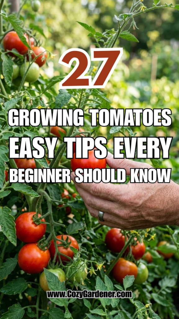 27 Growing Tomatoes: Easy Tips Every Beginner Should Know