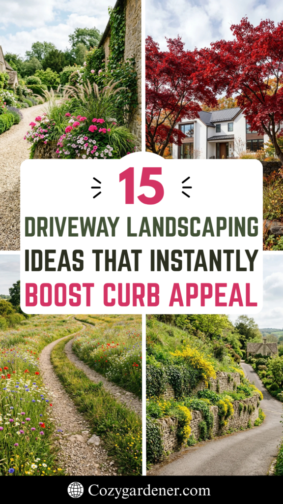 15 Driveway Landscaping Ideas That Instantly Boost Curb Appeal