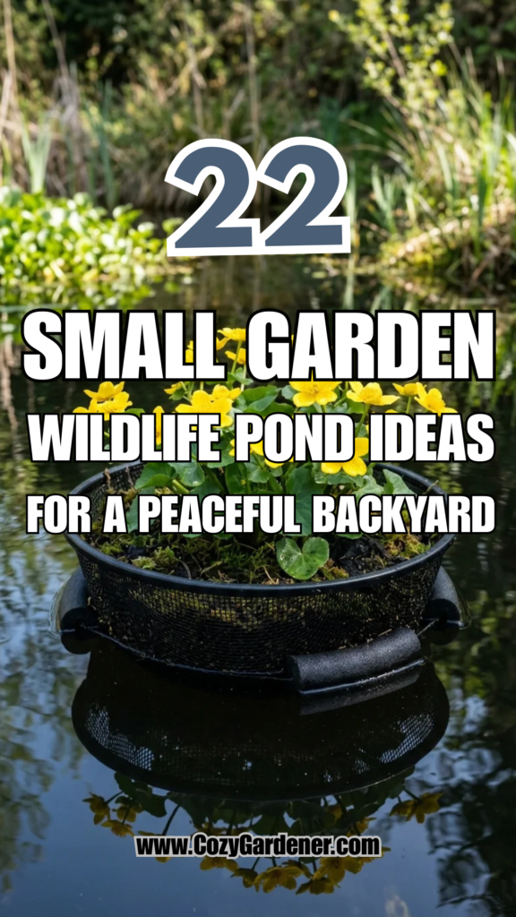 22 Small Garden Wildlife Pond Ideas for a Peaceful Backyard