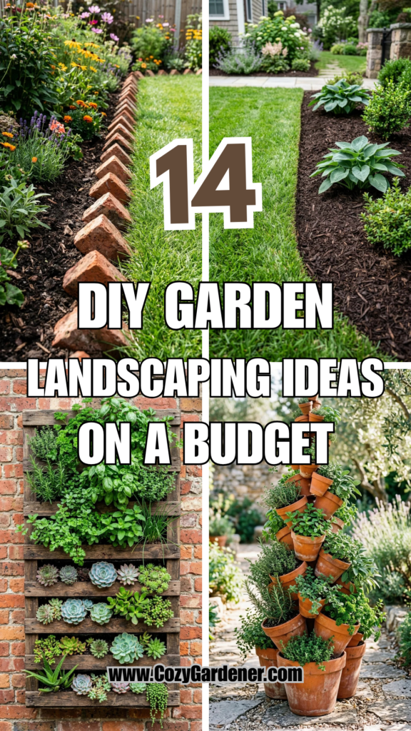 14 DIY Garden Landscaping Ideas on a Budget