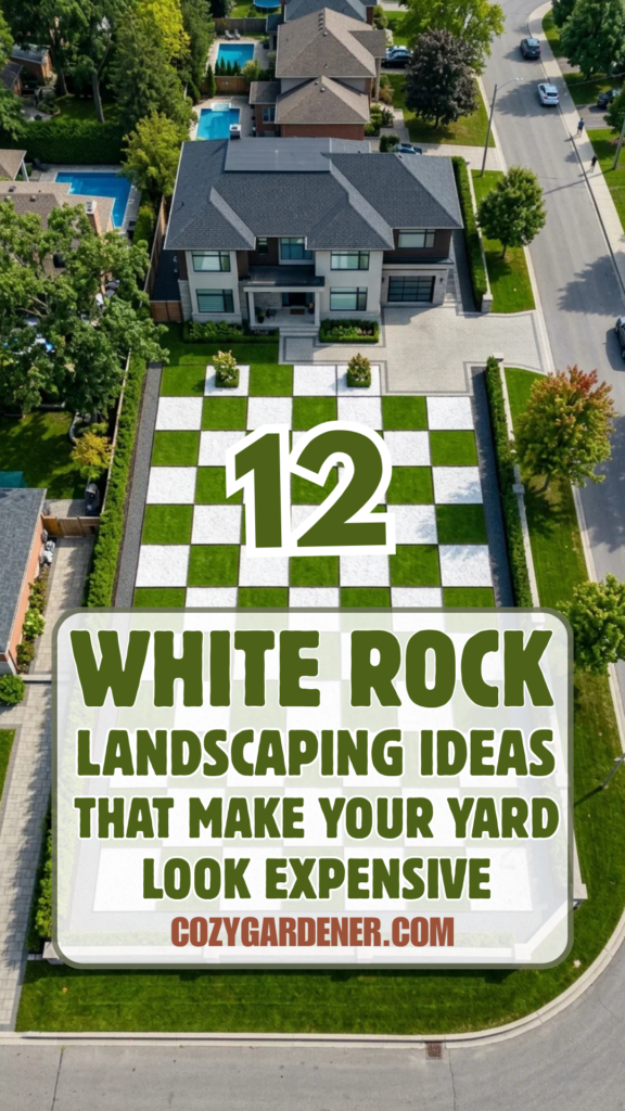12 White Rock Landscaping Ideas That Make Your Yard Look Expensive