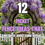 12 Picket Fence Ideas That Instantly Boost Curb Appeal