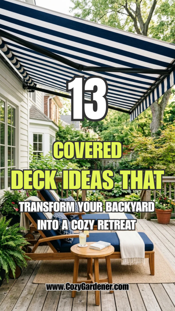 13 Covered Deck Ideas That Transform Your Backyard Into a Cozy Retreat
